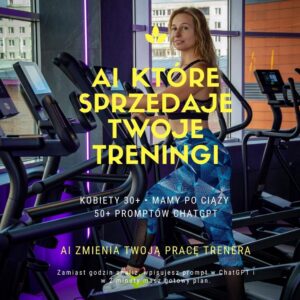 niebieski joga fitness ulotka